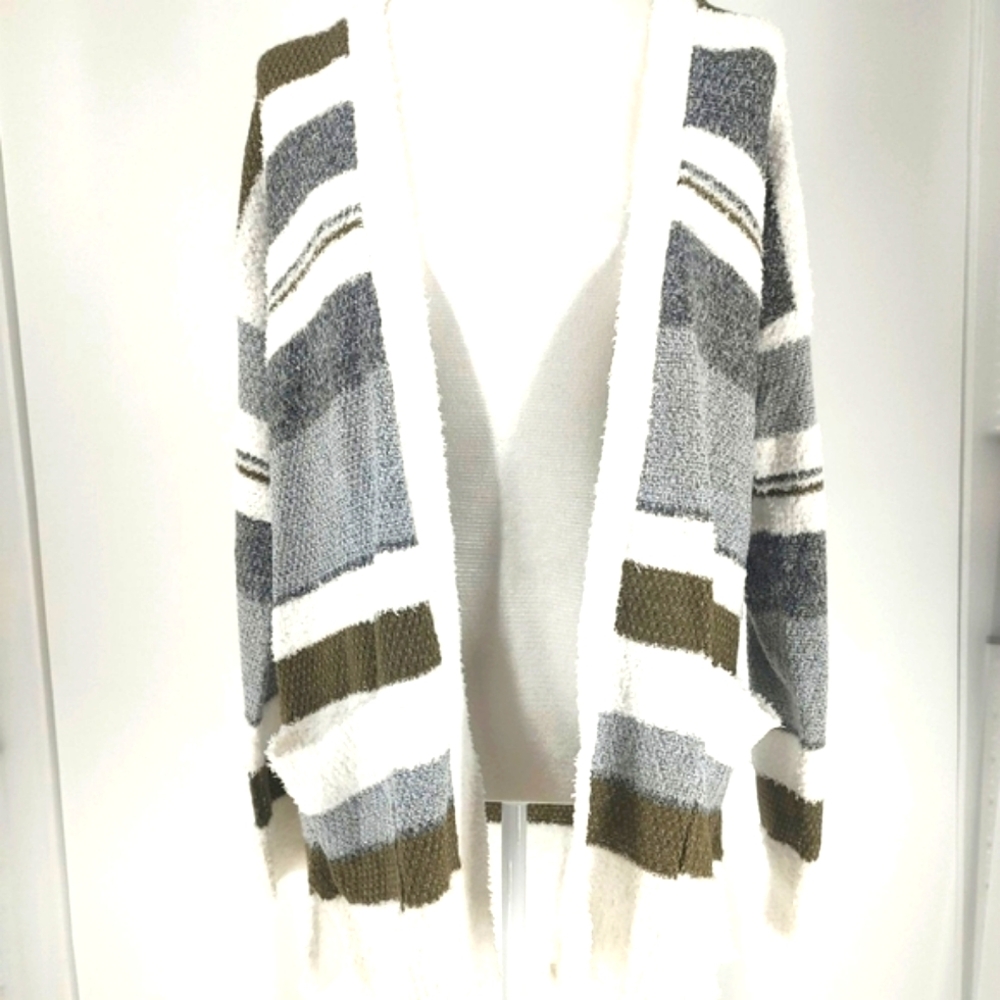 Pink Clover Women's Open Multi Colored Cardigan Size S